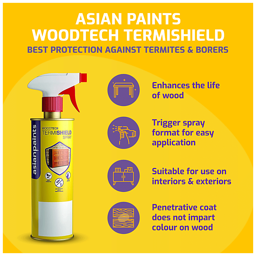 Asian Paints Woodtech Termishield Spray - Herbal Formulation