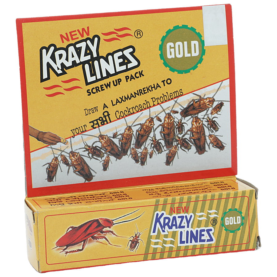 Krazy Lines Chalk Gold - For Cockroaches