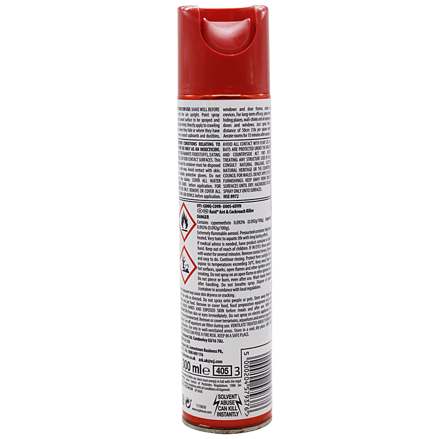 Raid Ant & Cockroach Killer Spray - Imported