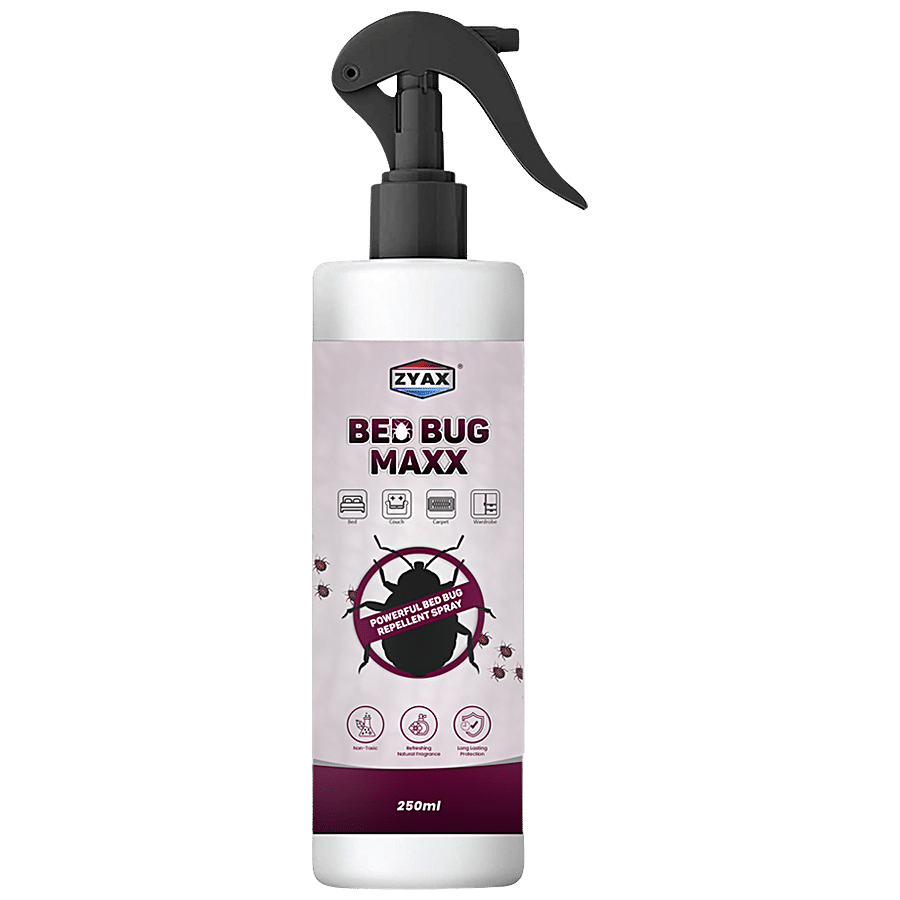 Zyax Bed Bug Maxx Bed Bug Repellent Spray