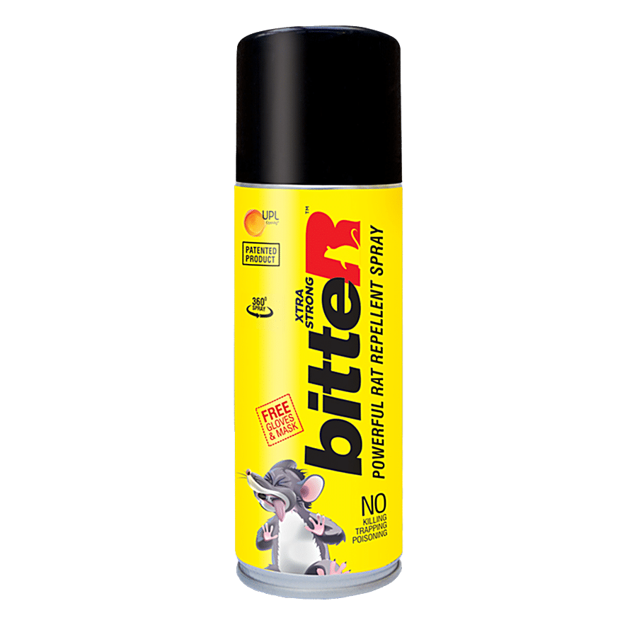 bitteR Powerful Rat Repellent Spray - Prevents Rat Bitting