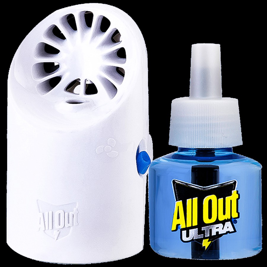 All Out Ultra Mosquito Repellant Power + Fan Starter Pack - 30% Faster Action