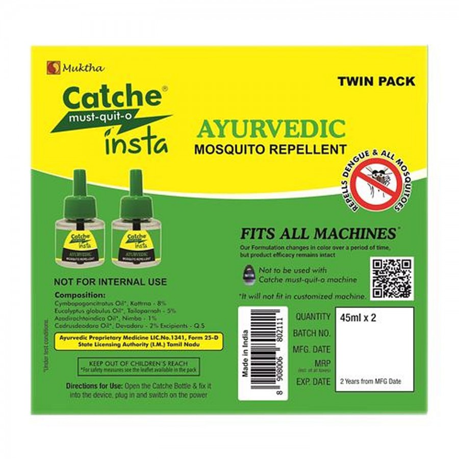 Catche Insta Ayurvedic Mosquito Repellent