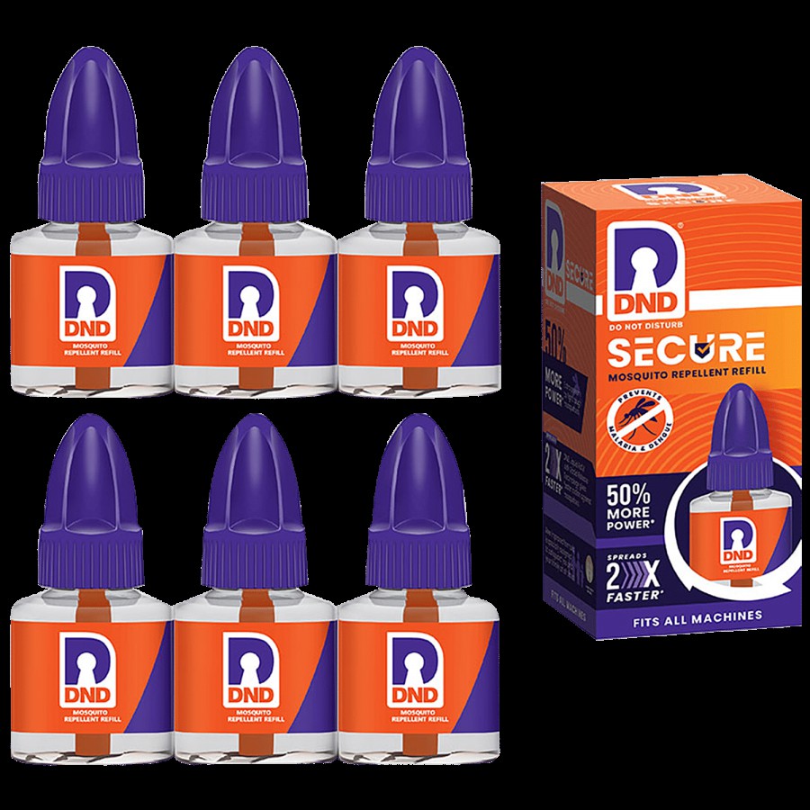 DND Ayurvedic Secure Mosquito Repellent Refill - Fits All Machines