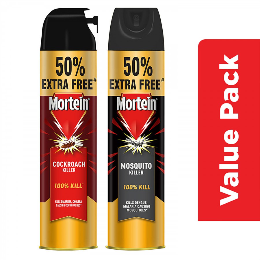 Mortein Cockroach Killer Spray + Mosquito & Fly Killer Spray