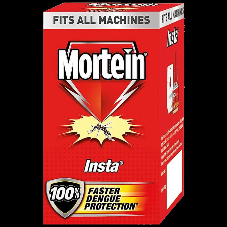 Mortein Insta Mosquito Repellent Liquid Refill - 100% Protection From Dengue Mosquitoes