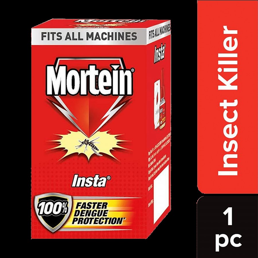 Mortein Insta Mosquito Repellent Liquid Refill - 100% Protection From Dengue Mosquitoes