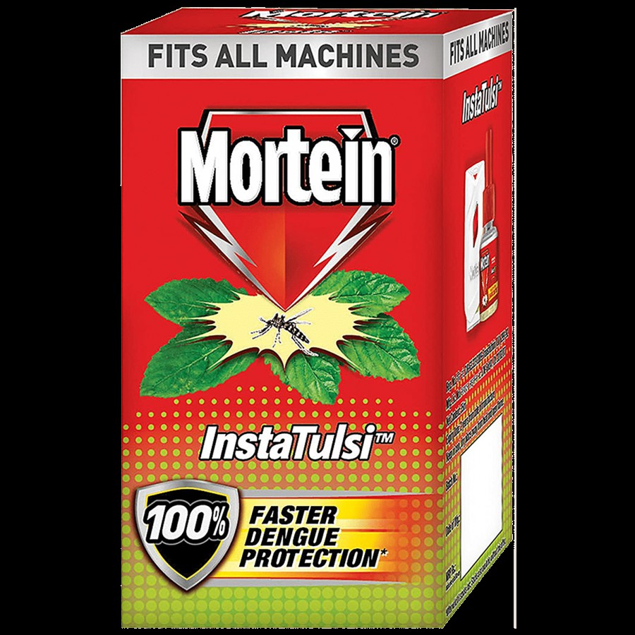 Mortein Insta Mosquito Repellent Liquid Refill - 100% Protection From Dengue Mosquitoes