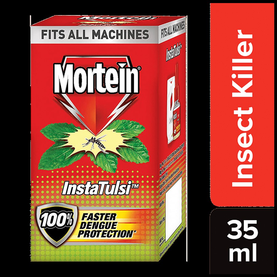 Mortein Insta Mosquito Repellent Liquid Refill - 100% Protection From Dengue Mosquitoes