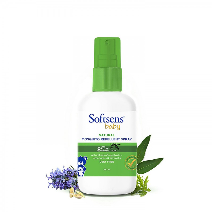 Softsens Baby Natural Mosquito Repellent Spray