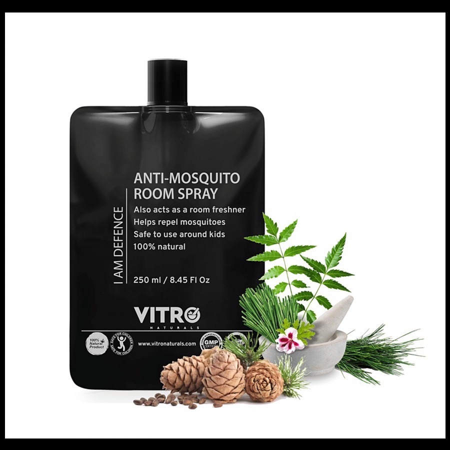 VITRO I Am Defence Anti-Mosquito Room Spray - Mosquito Repellent Refill