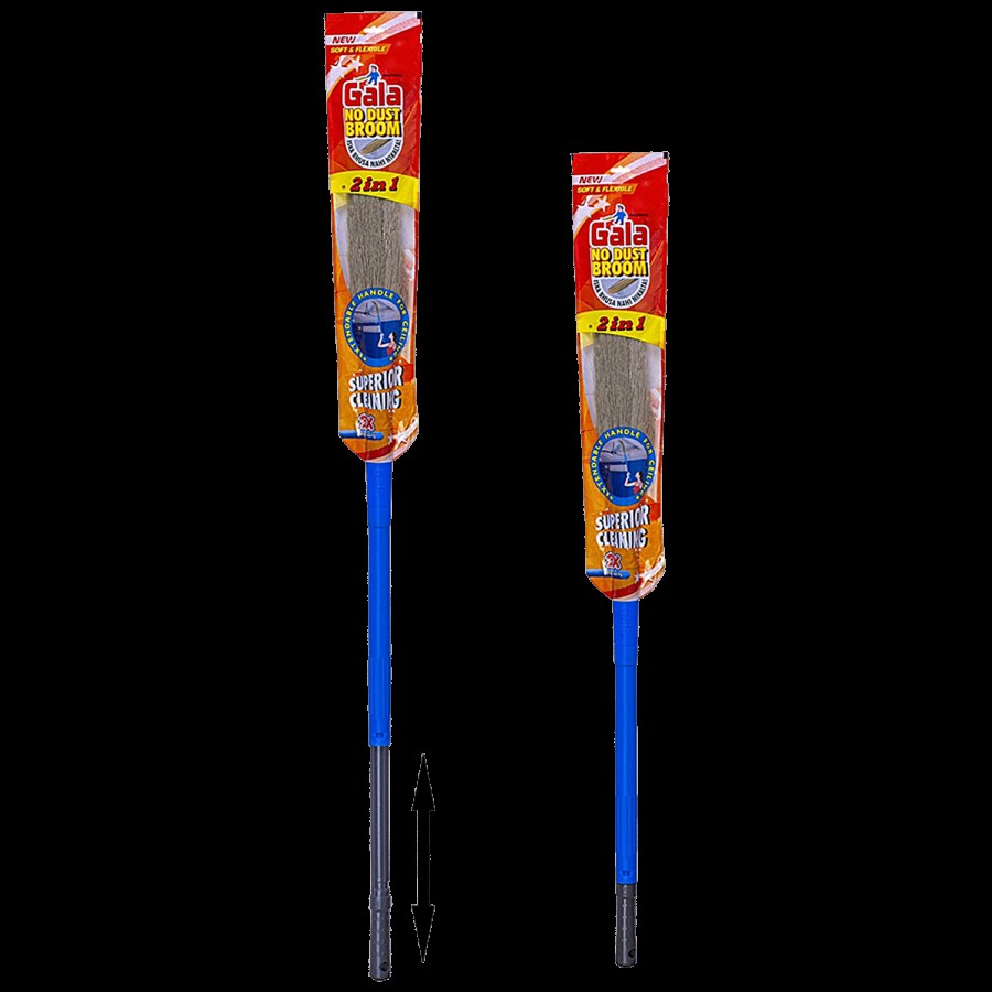 Gala No Dust Broom With PP Bristles