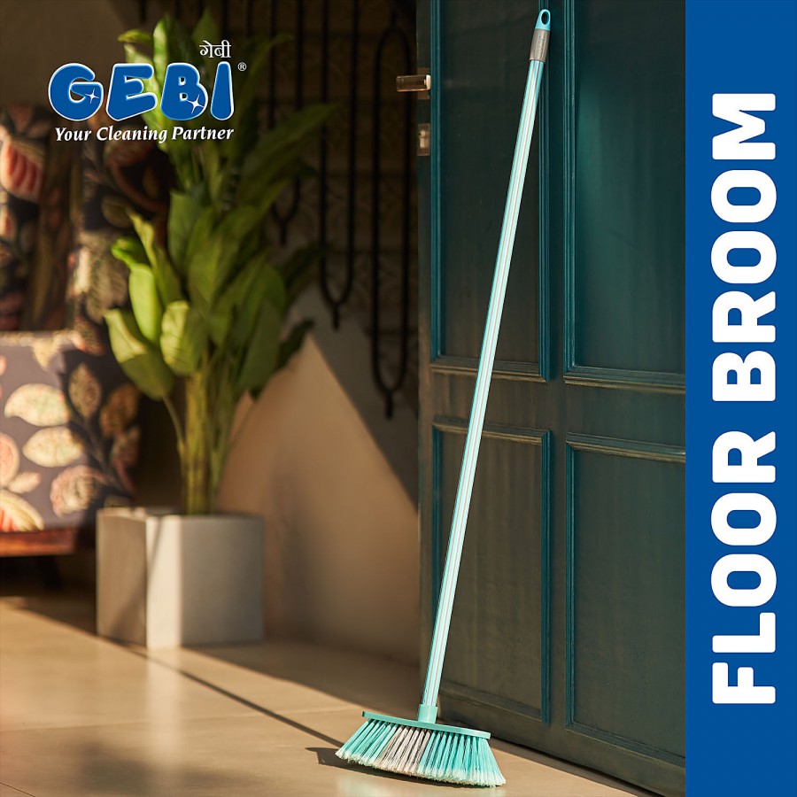 Gebi  Plastic Floor Push Broom - 120 cm