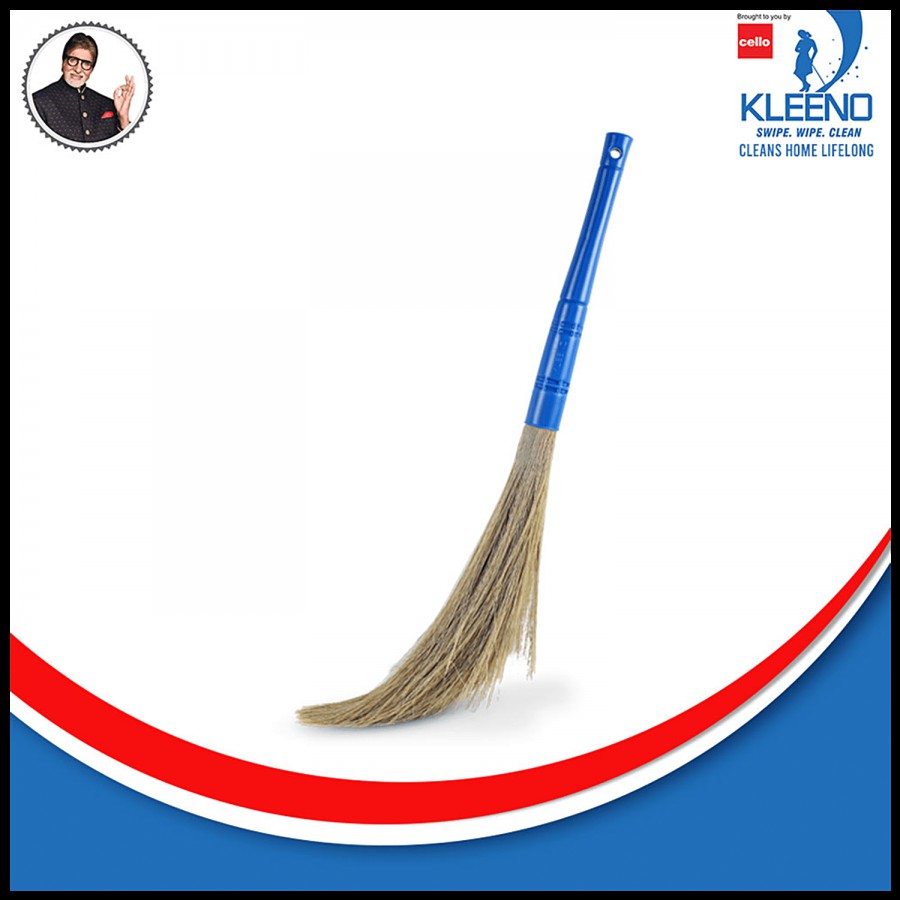 Kleeno by Cello Eco Swachh Grass Broom - High Quality