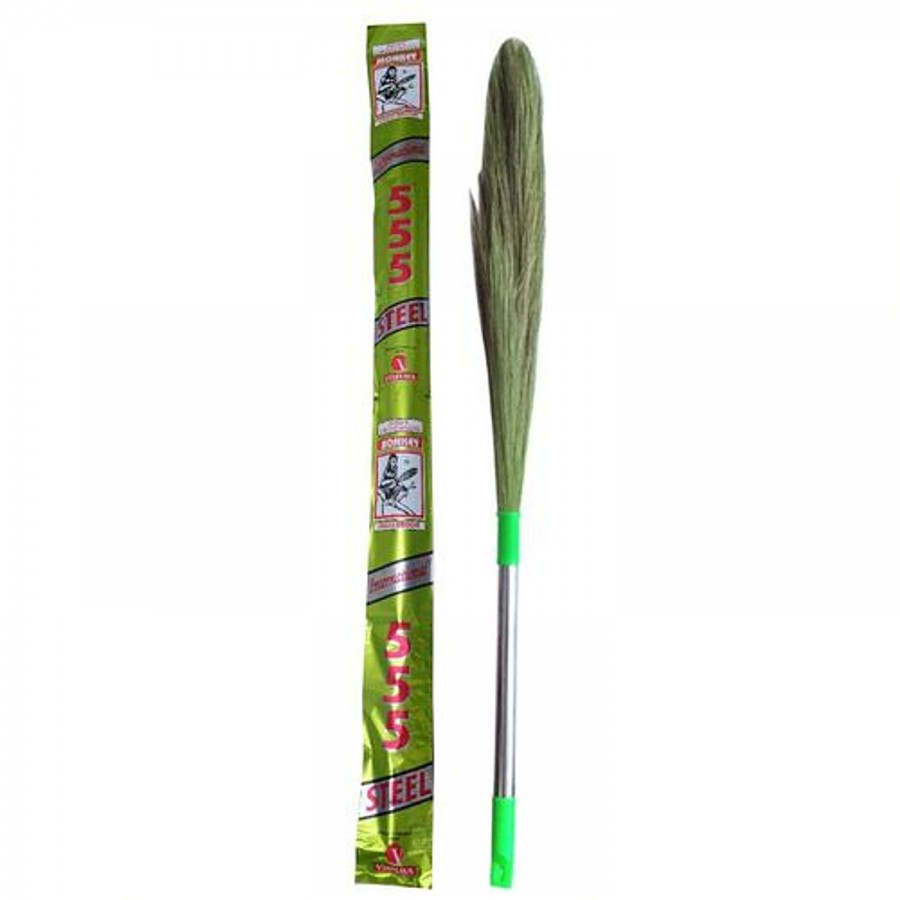 Monkey 555 International Grass Broom With Steel Handle