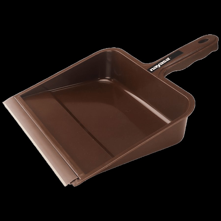 Nayasa Scooper Plastic Dustpan - Brown