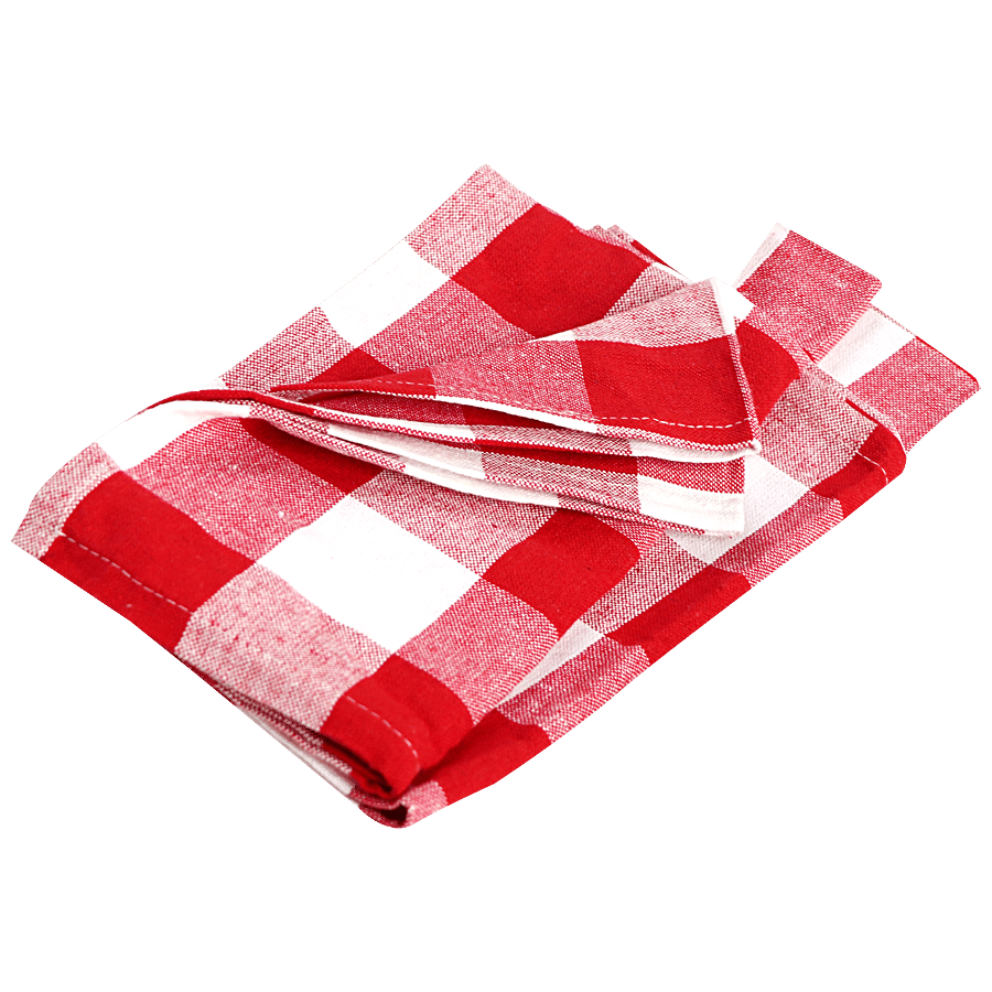 Brodees Cotton Kitchen Towel - Red