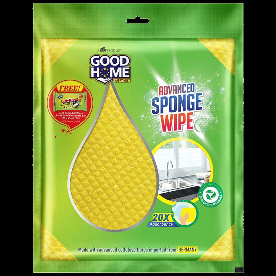 Good Home Advanced Sponge Wipes - 20X Absorbency