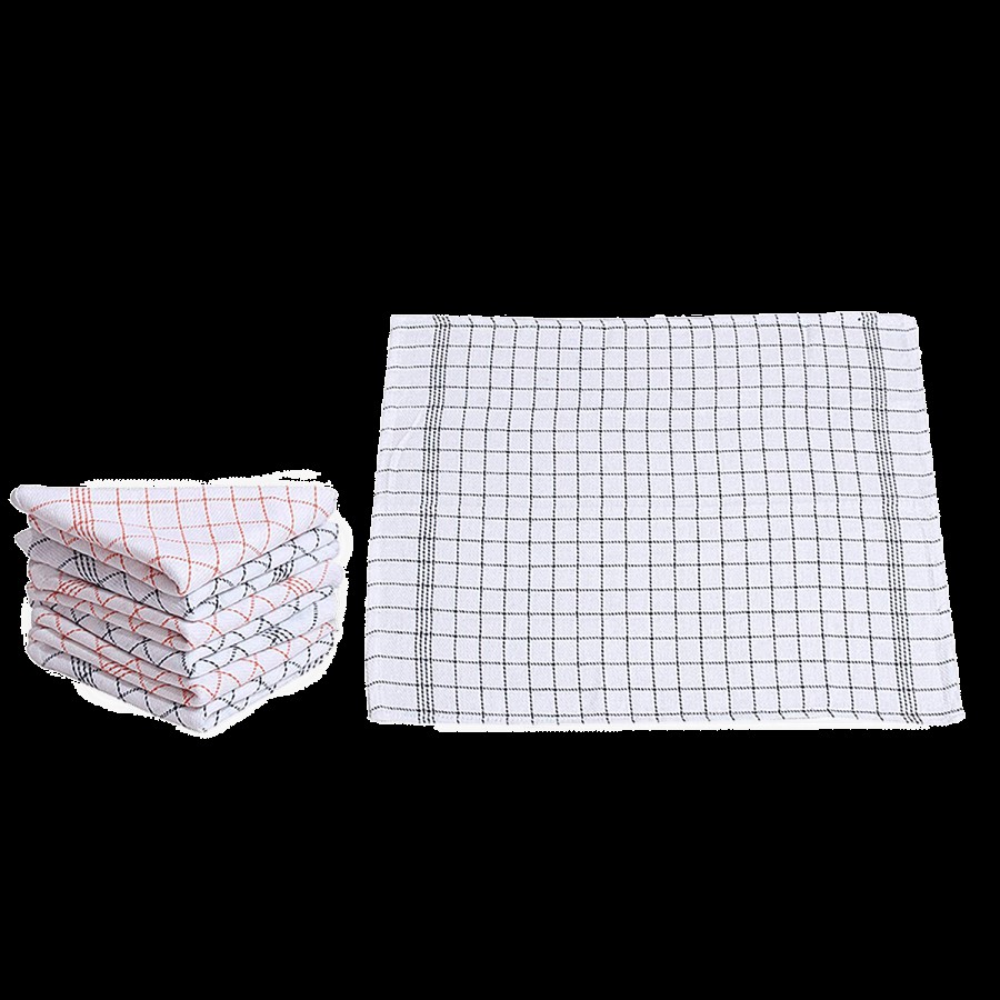 JBG Home Store Kitchen Cotton Napkins - For Cleaning