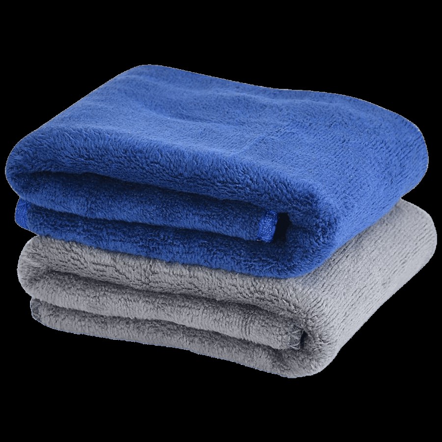 JBG Home Store Microfiber Clothes - Blue & Grey