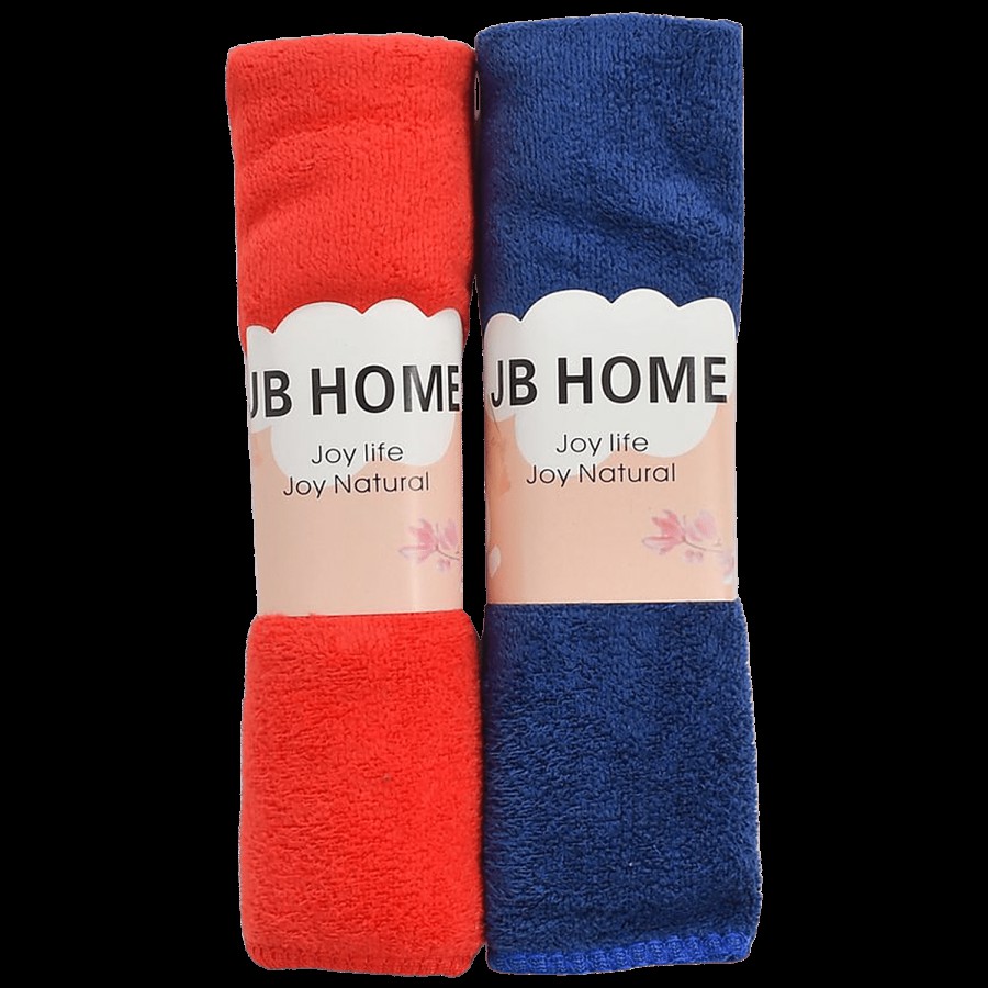 JBG Home Store Microfiber Clothes - Blue & Red