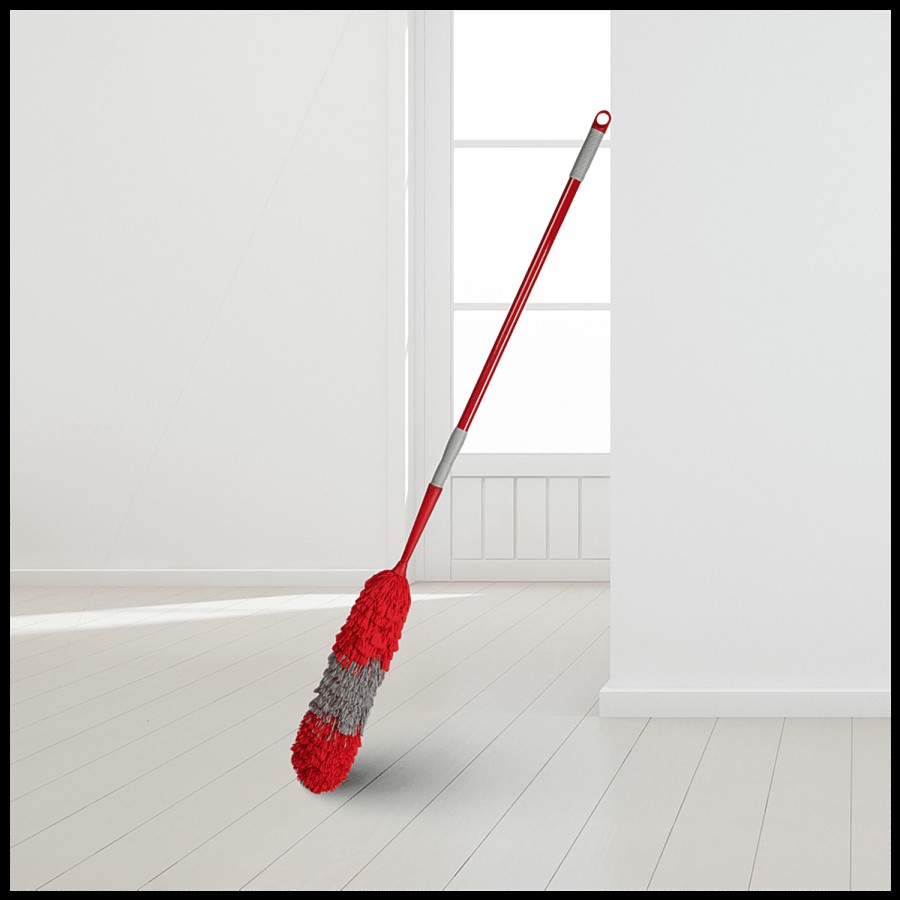 Liao Micro Fibre Cleaning Duster With Long Handle - Super Dust Absorbent