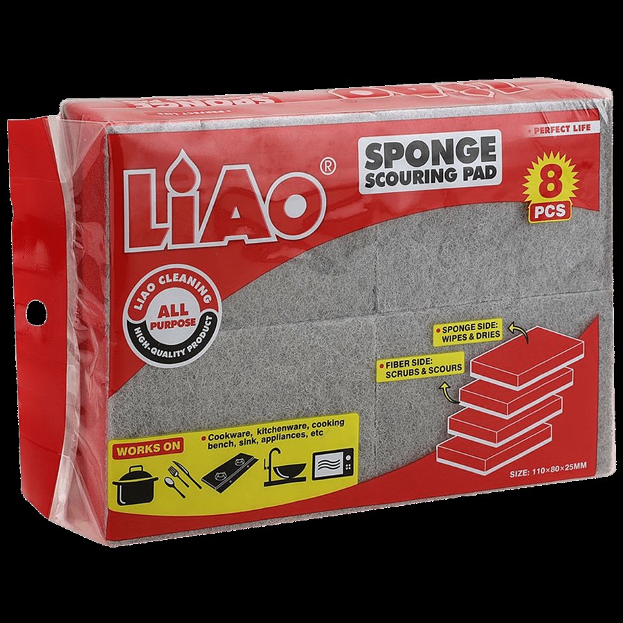 Liao Sponge Scouring Pad - Highly Durable