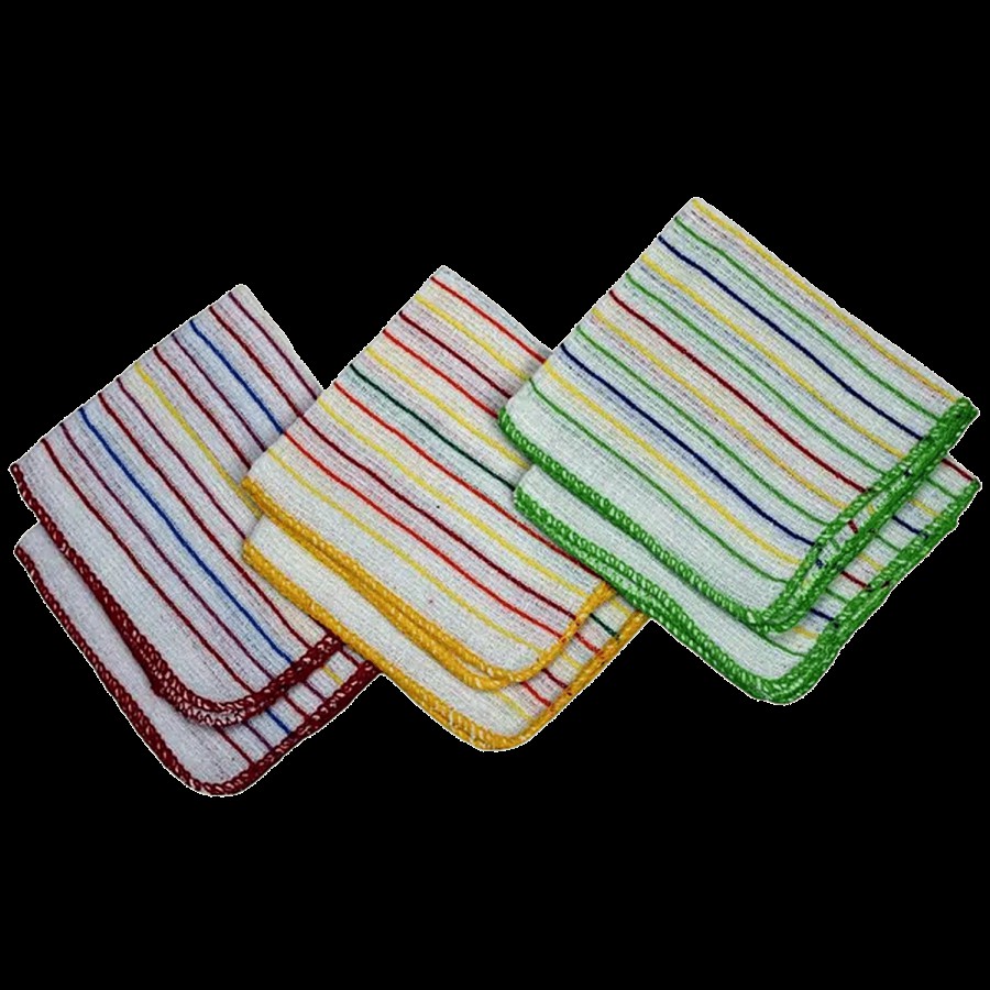 Rise N Shine Dish Cloth Assorted Colour - 27 cm X 27 cm