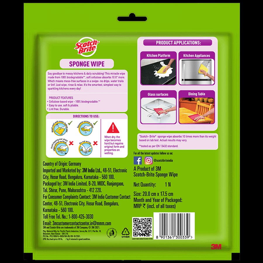 Scotch brite Sponge Wipes