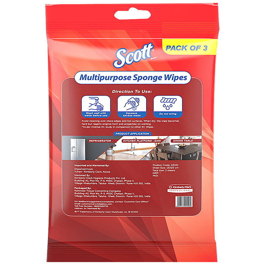 Scott Sponge Wipes - Multipurpose