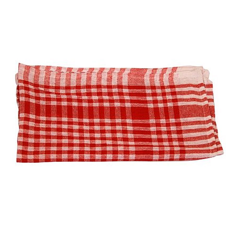 Surabhi Check Cloth - Red