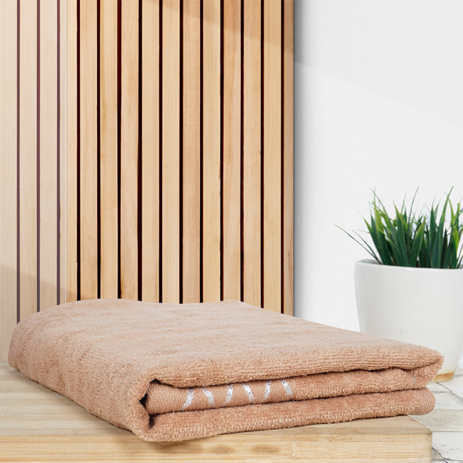 VC Face Hand Towel - Light Brown