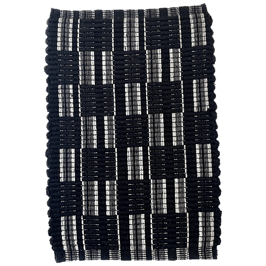 VTI Home Collection Cotton Polyester Hand Woven Doormat - Fibre