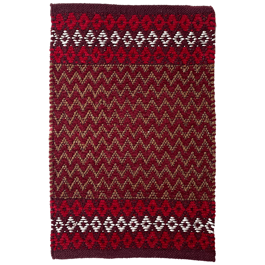 VTI Home Collection Cotton Polyester Hand Woven Doormat - Long Lasting