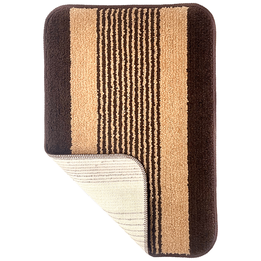 VTI Home Collection Polyester Tufted Doormat With Rubber Backing - Long-Lasting