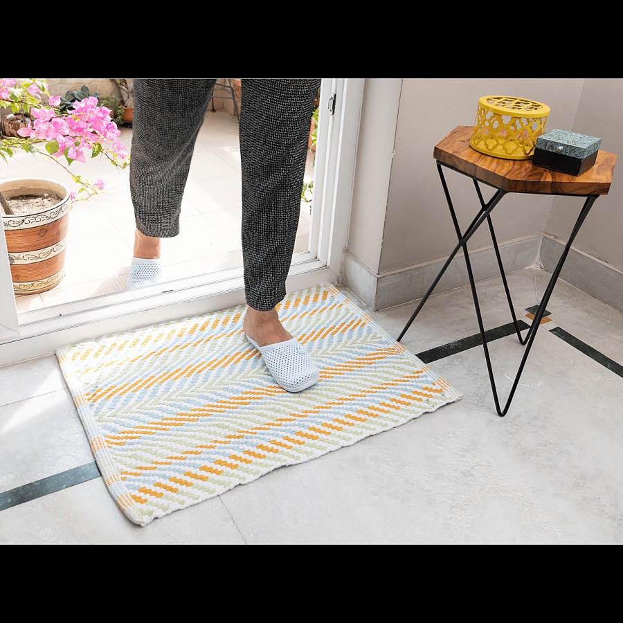 Veriza Woven Kitchen / Balcony Mat - Cotton