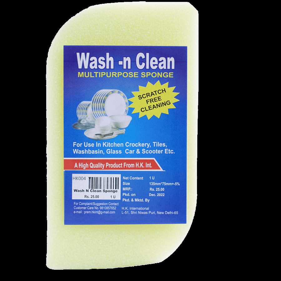 Wash N Clean Multipurpose Sponge