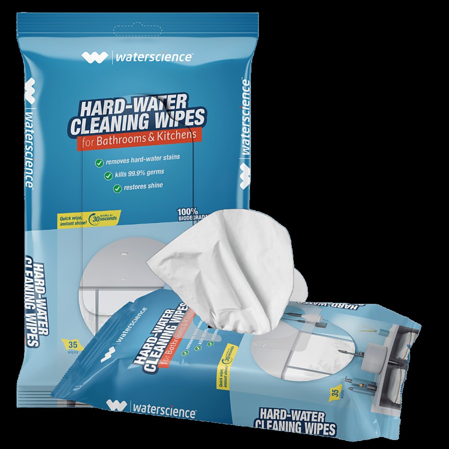 WaterScience Hard-Water Cleaning Wipes - 1122