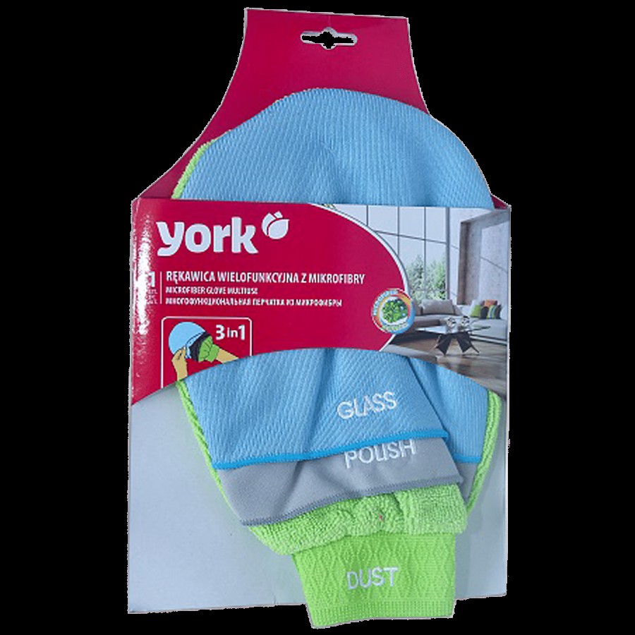 YORK Microfibre Glove - 3 In 1