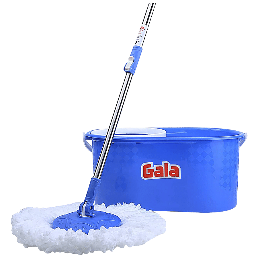 Gala Aqua Spin Mop With Bucket - Plastic & Cotton