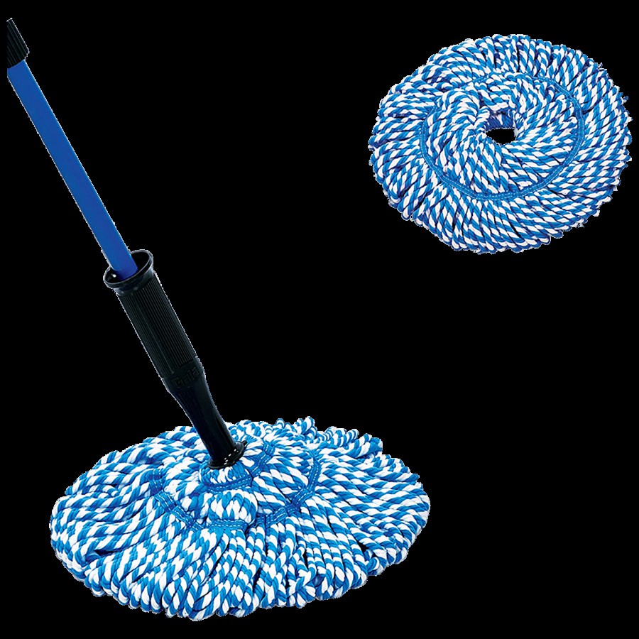 Gala Twist Mop Microfibre & Plastic With Rod - 4.3 ft