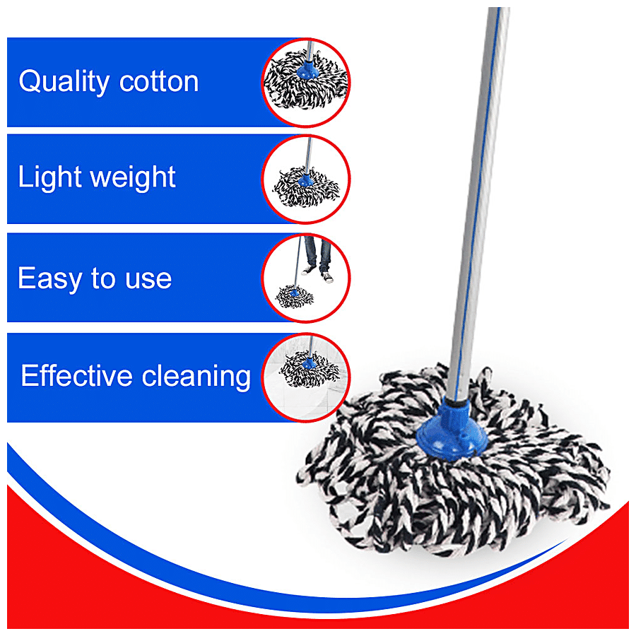 Kleeno by Cello Telescopic Popular Deck Mop - High Quality