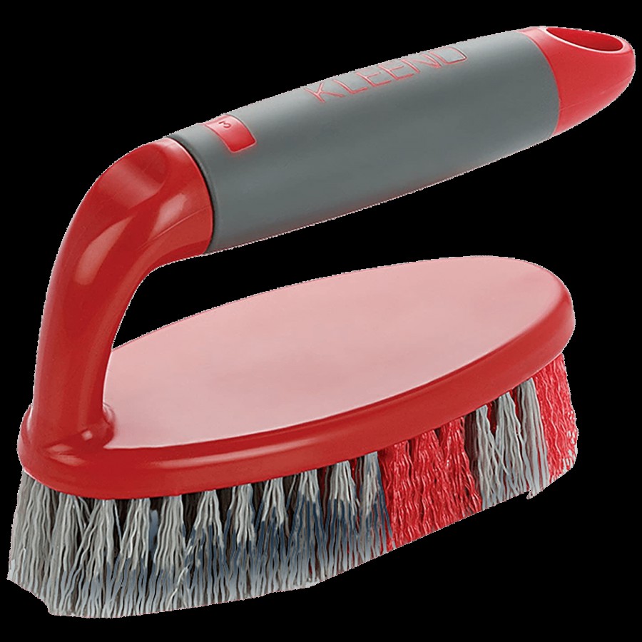 Kleeno by Cello Tile Scrubber Brush - Red