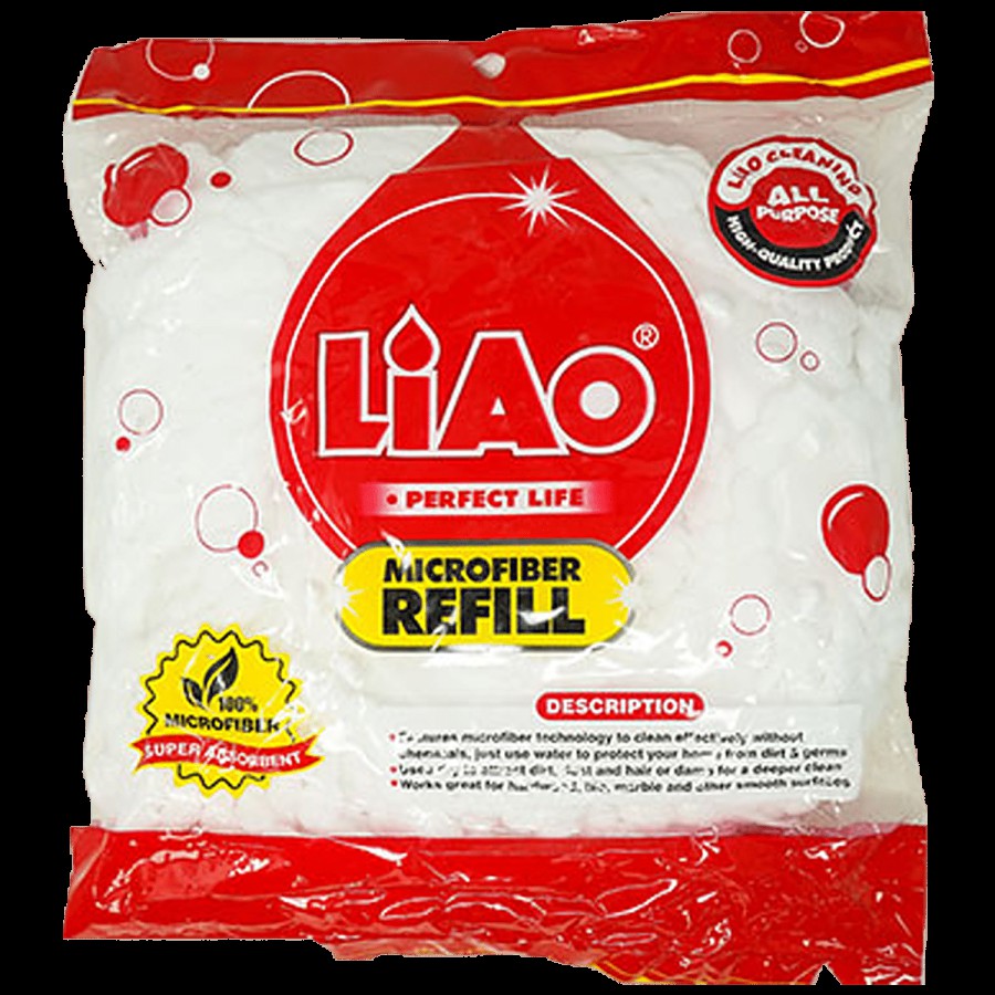 Liao Microfiber Mop Refill - For Multipurpose Cleaning