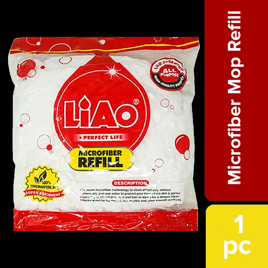 Liao Microfiber Mop Refill - For Multipurpose Cleaning