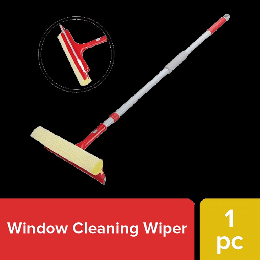 Liao Window Cleaner With Telescopic Metal Handle - Durable