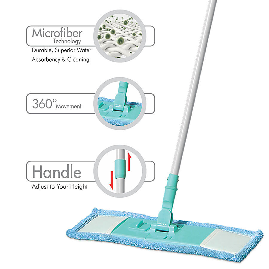 Milton - Spotzero Flat Microfibre Mop - Plastic