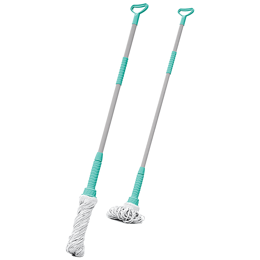 Milton - Spotzero Wring Multipurpose Mop - Iron Rod & Cotton Cloth