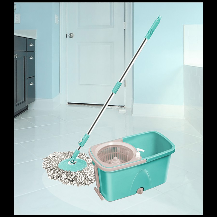 Milton - Spotzero Classic Spin Mop - Plastic Bucket