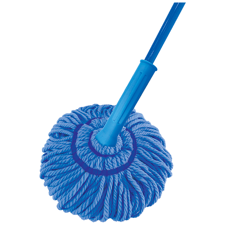 Mr Gleam Ezy Twist Floor Mop - Microfibre & Steel